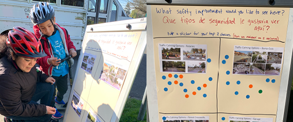 Two school community members give their feedback on safety improvements they would like to see.
